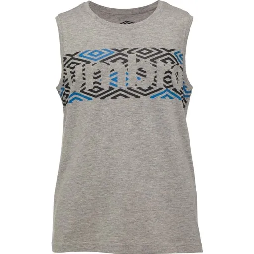 Umbro YORK Chlapecké tílko, šedá, velikost 164-170