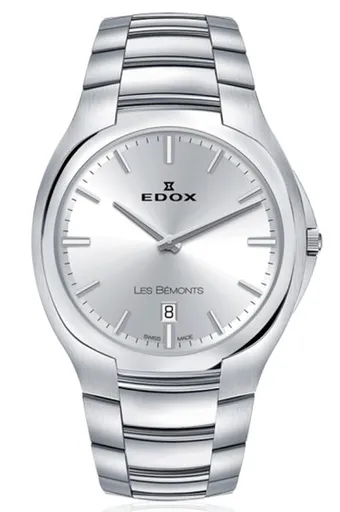 EDOX Les Bémonts Ultra Slim Date Quartz 56003-3-AIN
