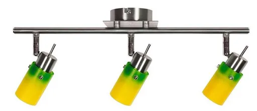 Stropní svítidlo žlutozelené 3xG9 Verdi