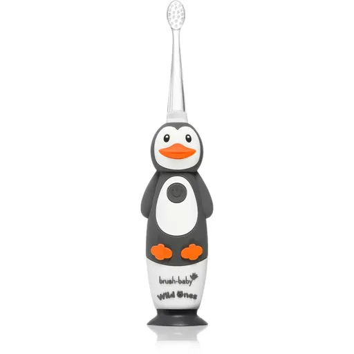 Brush Baby WildOnes WildOne elektrický zubní kartáček + 2 náhradní hlavice pro děti Penguin 1 ks