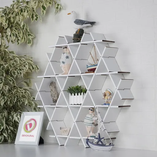 Kartonová police / regál HEXBEYAZ-M