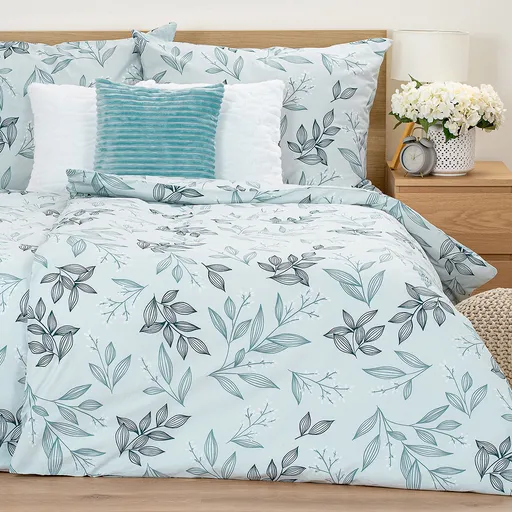 4Home Bavlněné povlečení Frosty Leaves, 140 x 200 cm, 70 x 90 cm