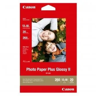 Canon Photo Paper Plus Glossy 2311B018, 275 g/m2, 5x7", 13x18cm, 20ks, lesklý, bílý, foto papír