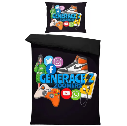 Povlečení Generace Z – Zoomers (Rozměr : 1x150/200 + 1x60/50)