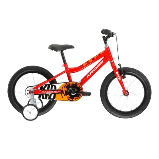 Dětské kolo Kross Racer 3.0 16" Gen 005 10" (110-130 cm) červená/oranžová/bílá