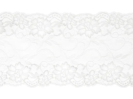 PartyDeco Krajka bílá 0,18 x 9 m