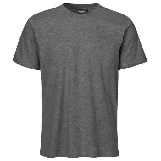 Neutral Tričko z organické Fairtrade bavlny - Tmavý melír | XL