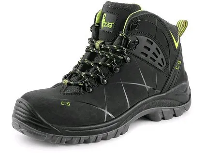 Obuv kotníková CXS Universe METEOR O2, černo-zelená, vel. 43