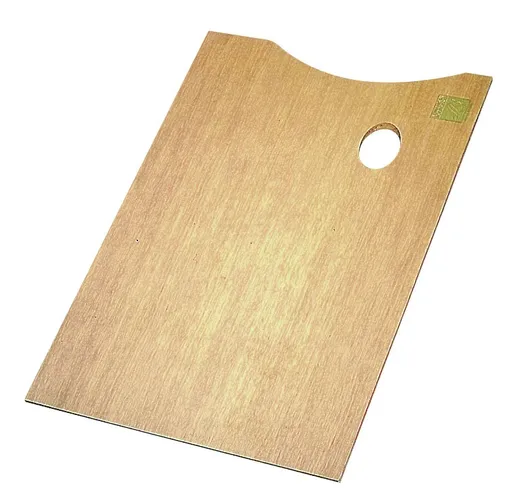 LEFRANC BOURGEOIS Paleta na barvy - dřevěná hranatá 33x22cm Lefranc Bourgeois