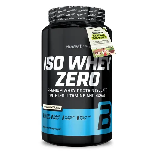 BioTech USA Iso Whey Zero vanilka 908 g