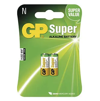 GP Jednorázová alkalická baterie LR1, 2-pack