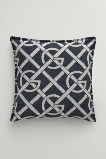 DEKORAČNÍ POVLAK NA POLŠTÁŘ GANT G-PATTERN CUSHION 50X50 EVENING BLUE