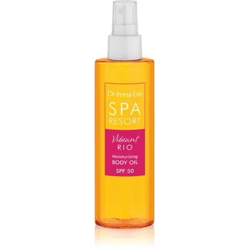 Dr Irena Eris SPA Resort Vibrant Rio pečující a opalovací olej s hydratačním účinkem SPF 50 200 ml