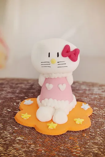 Cukrová dekorace na dort Hello Kitty -