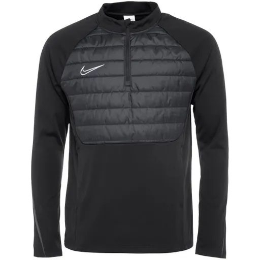 Nike THERMA-FIT ACADEMY Pánská hybridní mikina, černá, velikost