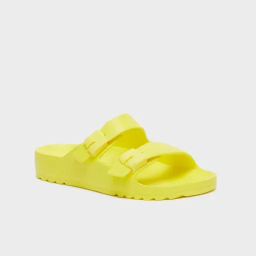 Scholl Pantofle Bahia žlutá, vel. 40, 40 EU