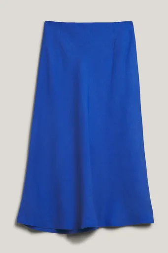 SUKNĚ GANT LINEN BLEND SKIRT PERFECT BLUE