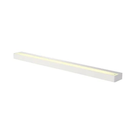 SLV BIG WHITE SEDO 21, nástěnné svítidlo, LED, 3000K, hranaté, bílé, satinované sklo, úsporná žárovka, D/Š/V 89,5/8,5/4 cm, 33 W 151