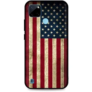 TopQ Kryt Realme C25Y 3D silikon Amerika 68936 (Sun-68936)