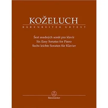 Šest snadných sonát pro klavír (9790260109100)