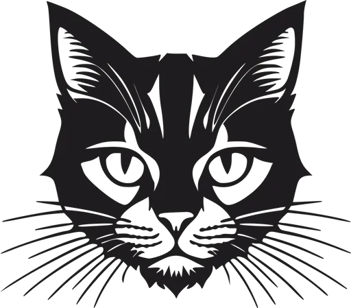 Vsepropejska 3D samolepka na zeď ze dřeva kočka 2 Rozměr (cm): 38 x 33, Dekor: Černá