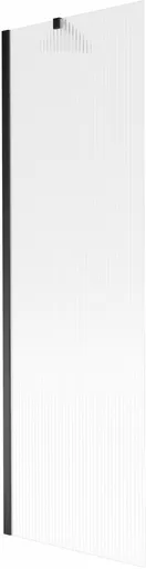 MEXEN/S Next vanová zástěna FIX 60 x 150, proužky, černá 895-060-000-00-09-70