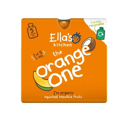 Ellas Kitchen BIO Ovocné pyré Orange One Mango kapsičky 5x90 g