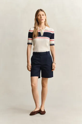 ŠORTKY GANT CHINO SHORTS EVENING BLUE