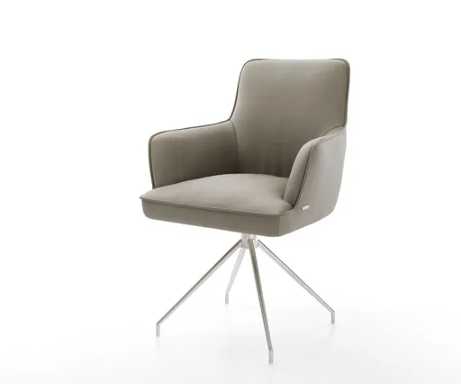 Otočná židle Heira-Flex s područkami křížová podnož zúžená