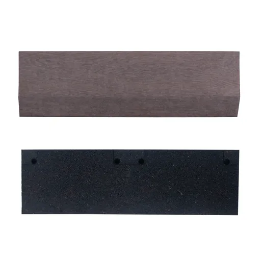 Nájezd pro podložky Luxteko Waffle 2cm 1ks dřevo