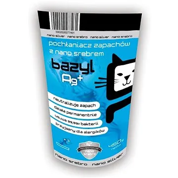 Bazyl Ag+ Absorbér zápachu a desinfekční prach (5902020577461)