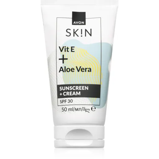 Avon Sk!n Vit E + Aloe Vera pleťový krém SPF 30 50 ml
