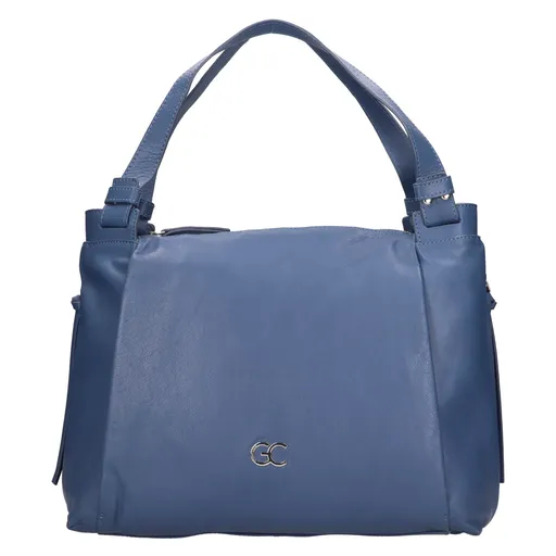 Dámská kožená kabelka Gianní Conti Marcela - modrá
