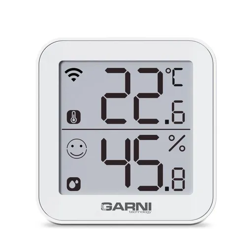 GARNI 158THT chytrý vnitřní teploměr s vlhkoměrem