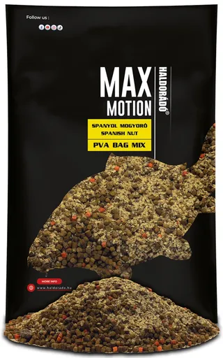 Haldorádó vnadící směs max motion pva bag mix 600 g - španělský ořech