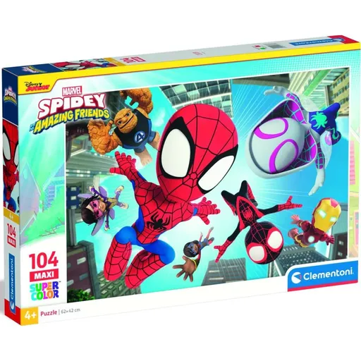 Clementoni puzzle 104 Maxi  Spidey a jeho úžasní kamarádi