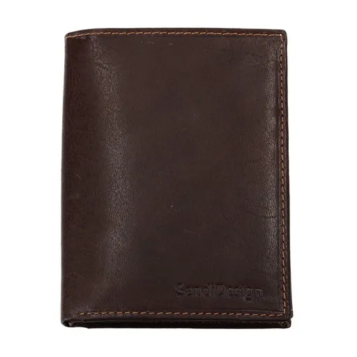 Pánská kožená peněženka SendiDesign 5602 (P) VT - hnědá