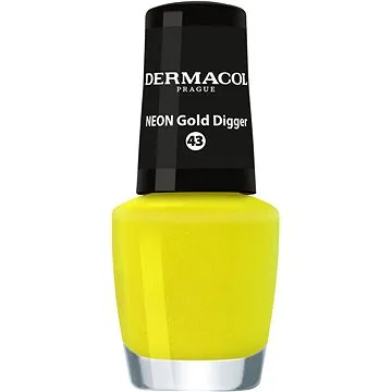 DERMACOL Lak na nehty Neon Gold Digger č.43 5 ml (85974975)