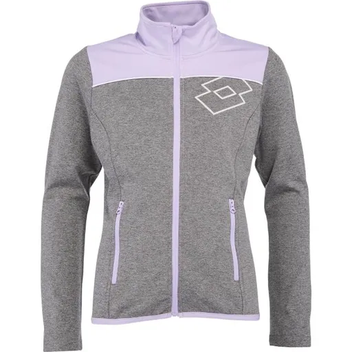 Lotto CARA Dívčí technická sportovní mikina, šedá, velikost 116-122