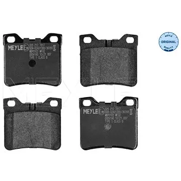 MEYLE Brzdové destičky zadní (0252127817)