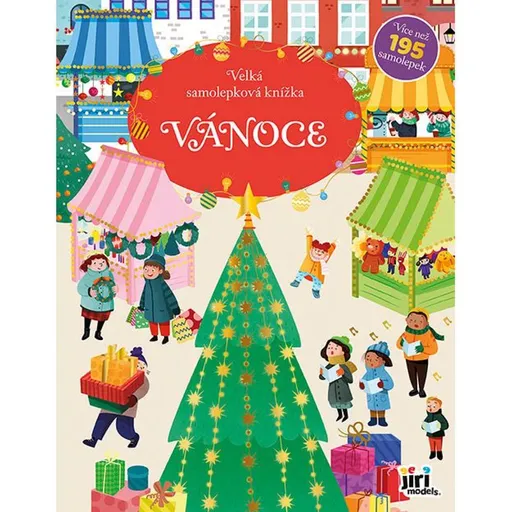 Jiri Models Velká samolepková knížka Vánoce