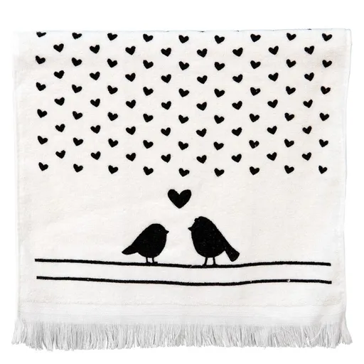 Kuchyňský froté ručník s ptáčky Love Birds - 40*66 cm CTLBS
