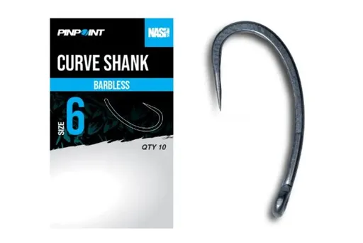 Nash Háčky Curve Shank Barbless 10ks,Nash Háčky Curve Shank Barbless 10ks