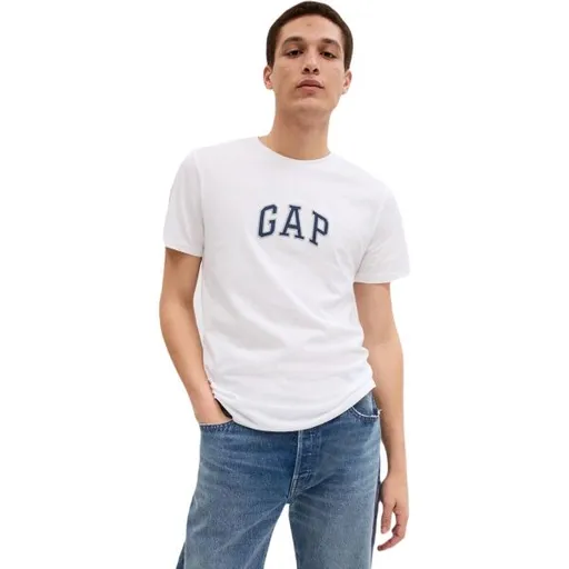 GAP LOGO Pánské tričko, bílá, velikost