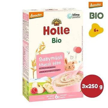 HOLLE BIO Babymüsli kaše 3× 250 g (7640104952084)