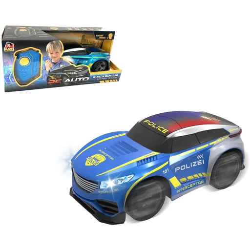 RC policejní auto s vysílačkou