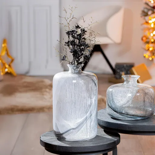 Gilde Skleněná váza Fumo, 32 cm