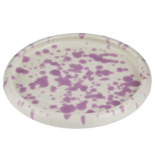 BOOGY SPLASH Talíř 12 cm - fialová