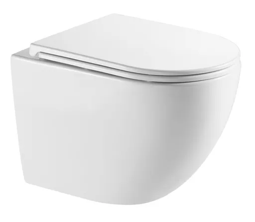 OLSEN SPA Závěsné WC ARCO RIMLESS se sedátkem Soft-close OLKLT046E