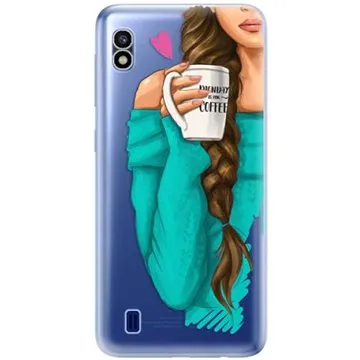 iSaprio My Coffe and Brunette Girl pro Samsung Galaxy A10 (coffbru-TPU2_GalA10)